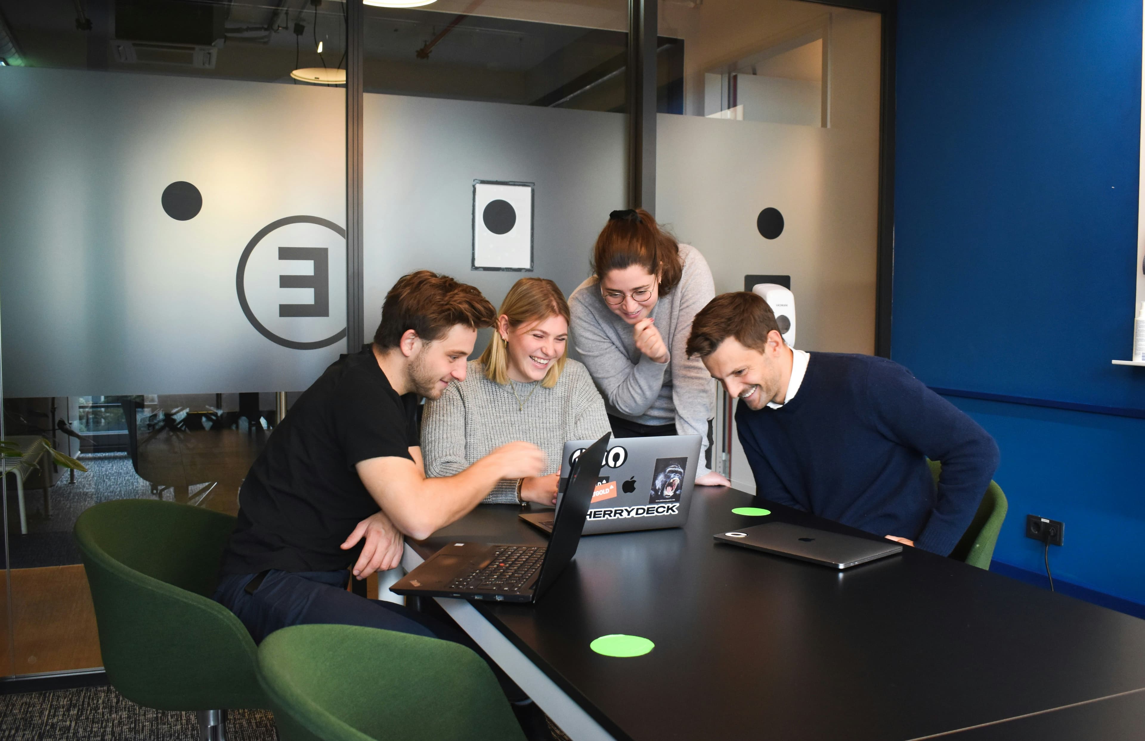 Het Key Scouter team aan het werk